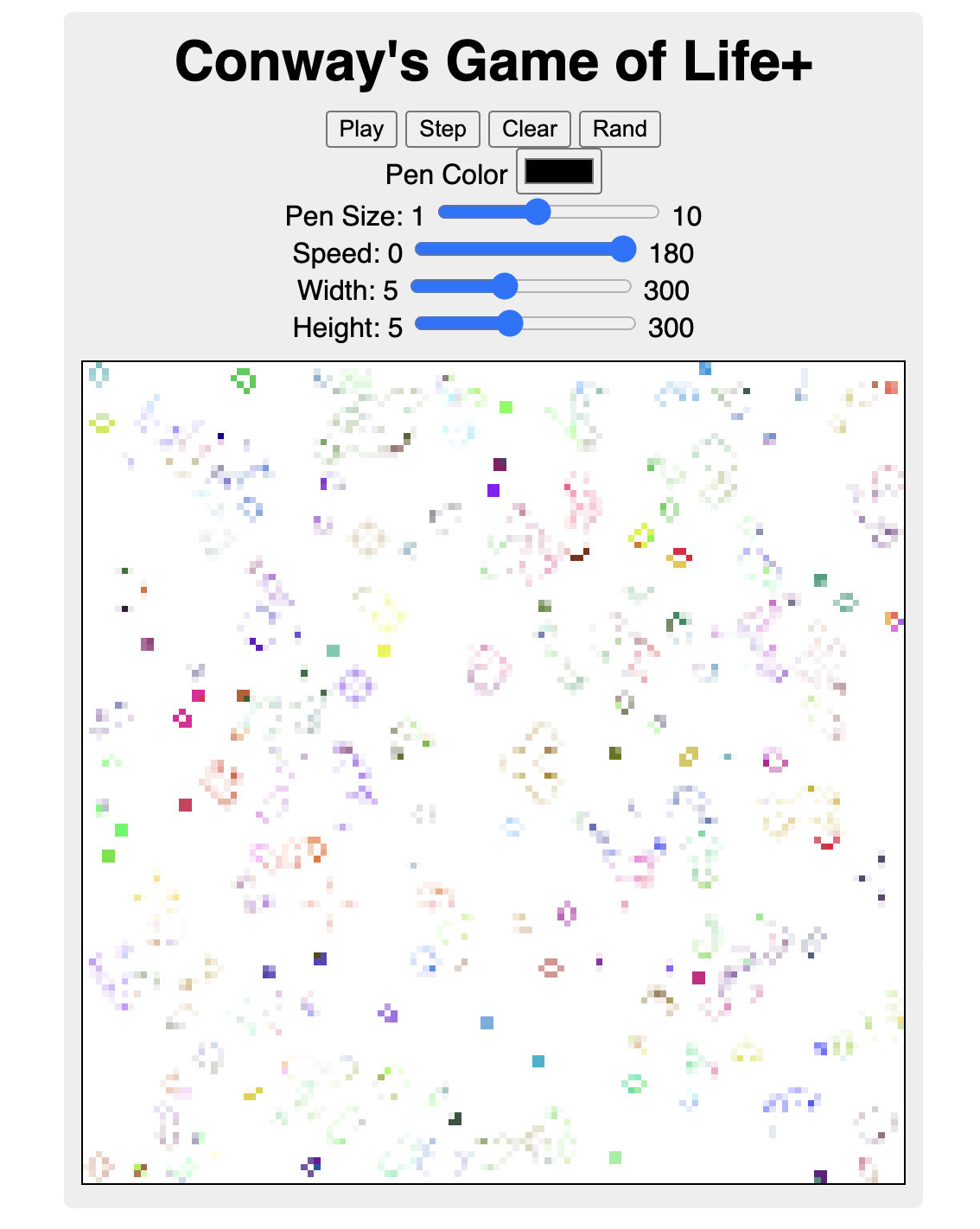 Conways game of life Conways game of life